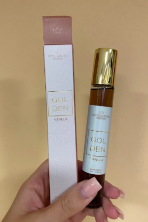 Mini talla perfume Golden vanilla - 33ml .