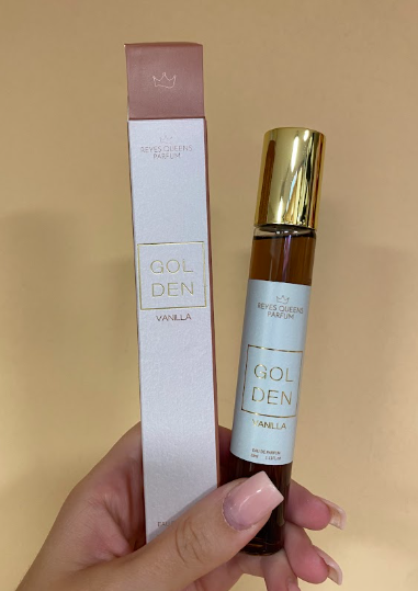 Mini talla perfume Golden vanilla - 33ml .