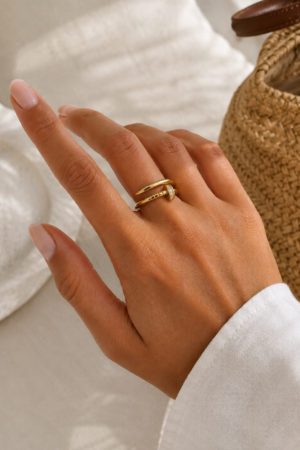 Anillo clavo crt - acero inoxidable.