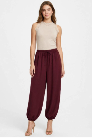 Top puntilla marta color beige