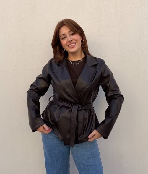 Chaqueta polipiel katerina