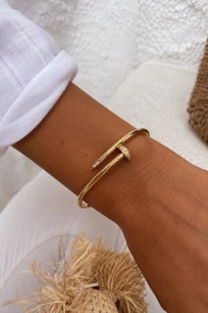 Pulsera clavo rigida