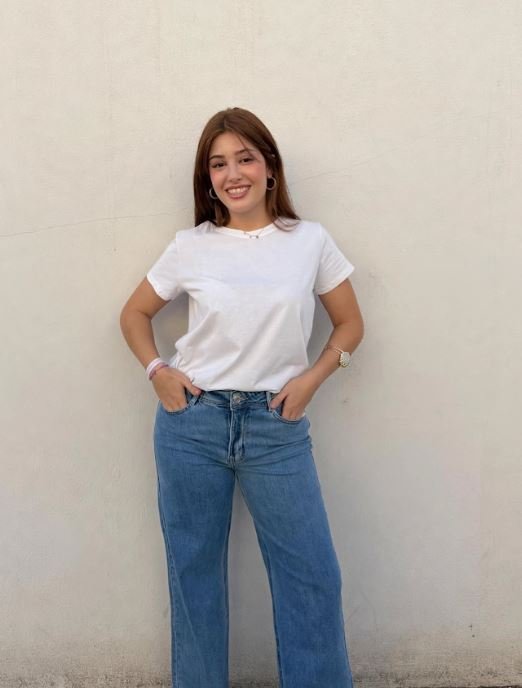Camiseta básica blanca 003