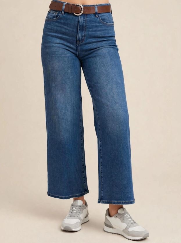 Pantalon wide leg kendall algodón.