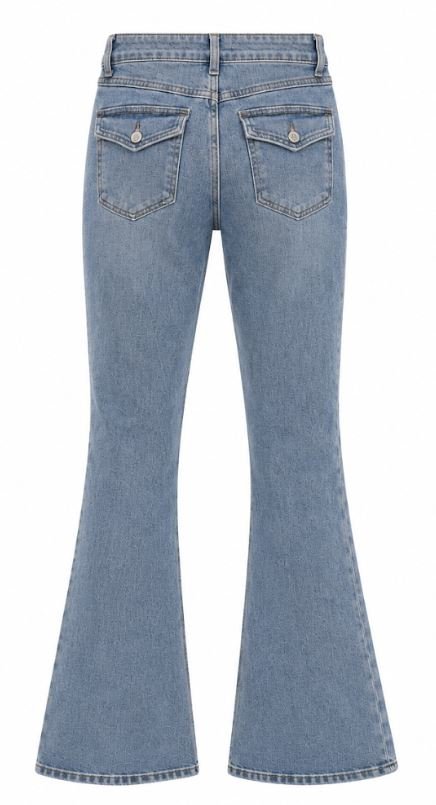 Pantalon vaquero flare amaya. - Imagen 3