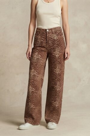 Vaqueros Anchos Estampado Bambi